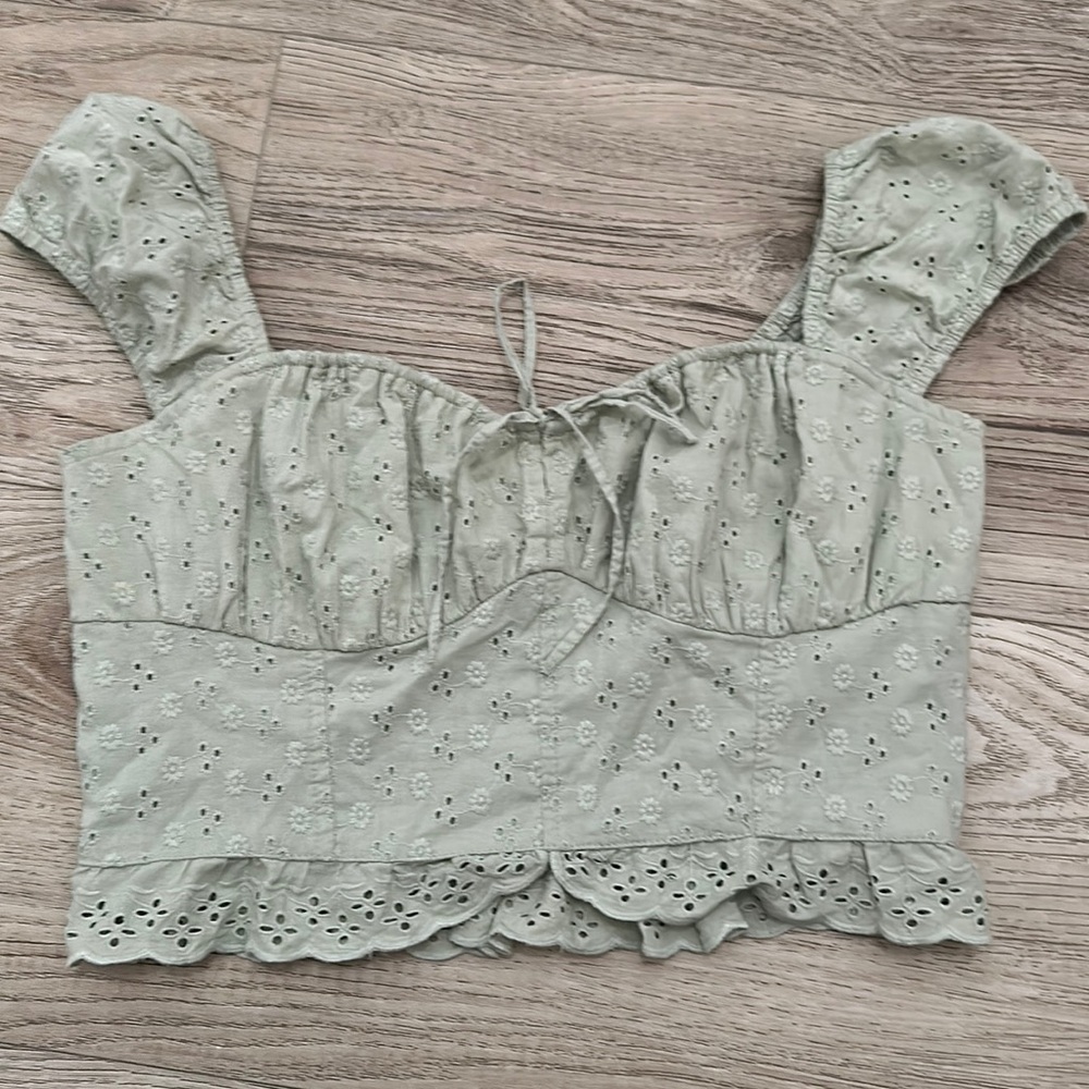 Hollister peplum top